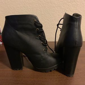 Madden girl booties black size 9